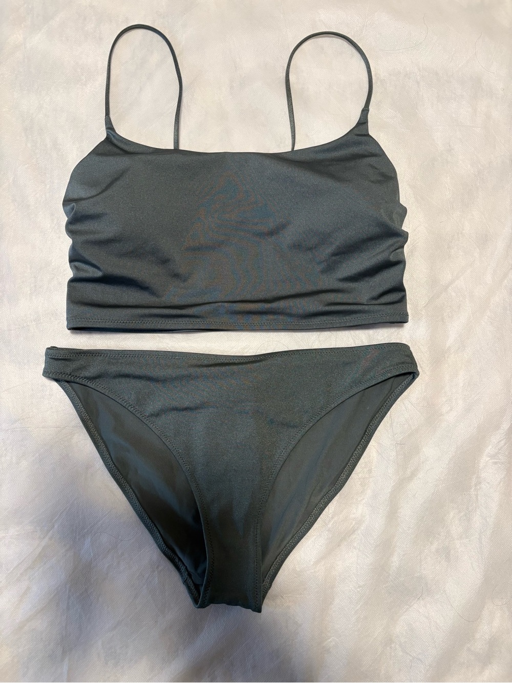 H&M Olive Green Tank Bikini Set